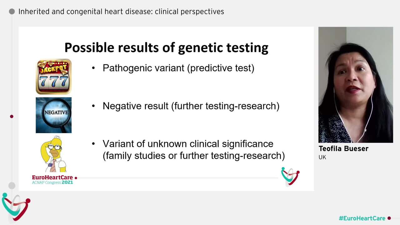 Inherited and congenital heart disease: clinical perspectives