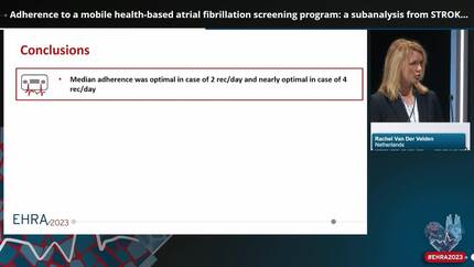 Adherence to a mobile health-based atrial fibrillation screening program: a subanalysis from STROKESTOP I and II