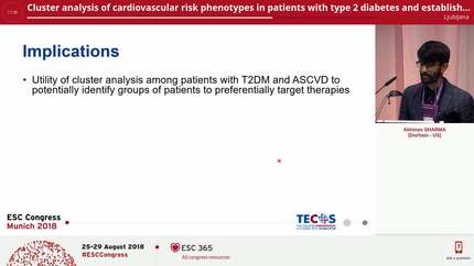 Cluster analysis of cardiovascular risk phenotypes in patients with type 2 diabetes and established atherosclerotic cardiovascular disease: a potential approach to precision medicine