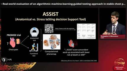 Real-world evaluation of an algorithmic machine-learning-guided testing approach in stable chest pain: a multinational, multicohort study