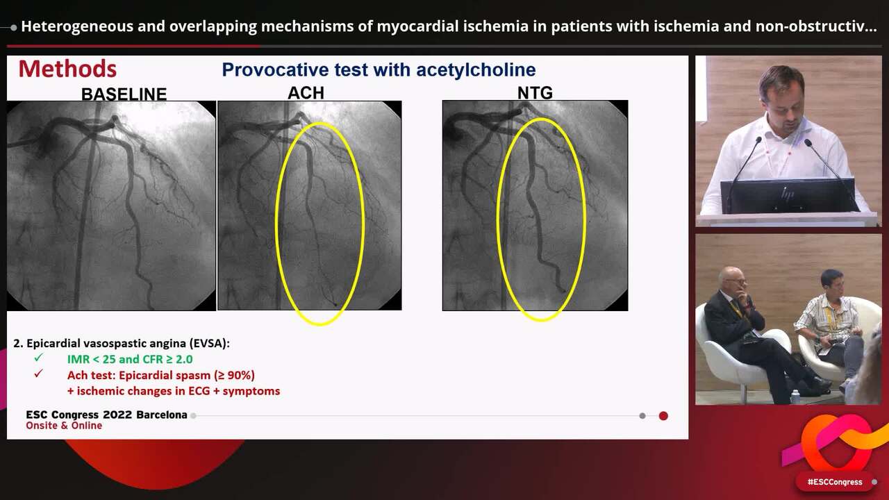 Heterogeneous and overlapping mechanisms of myocardial ischemia in patients with ischemia and non-obstructive coronary arteries. Preliminary results from the MOSAIC-COR Registry.