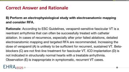 Recurrent upper septal fascicular ventricular tachycardia following multiple posterior fascicular area ablations: a case report