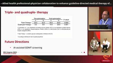 Allied health professional-physician collaboration to enhance guideline-directed medical therapy of heart failure: expanding therapeutic opportunities