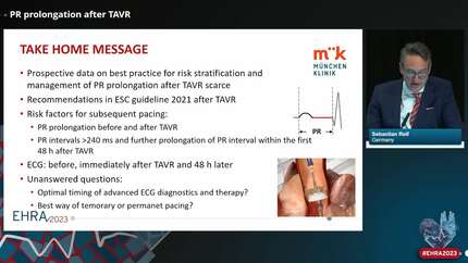 Peri-TAVR electrical management