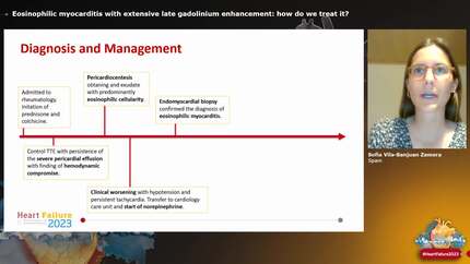 Eosinophilic myocarditis with extensive late gadolinium enhancement: how do we treat it?
