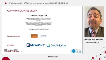 Pretreatment in STEMI: current status of the COMPARE CRUSH trial.