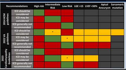 Time-trends in the decision of a primary prevention strategy implementation in patients with hypertrophic cardiomyopathy