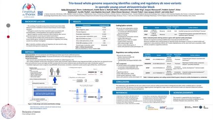 Trio-based whole genome sequencing identifies coding and regulatory de novo variants in sporadic young-onset atrioventricular block
