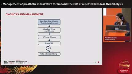 Management of prosthetic mitral valve thrombosis: the role of repeated low-dose thrombolysis