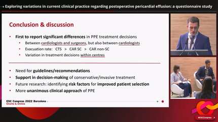 Exploring variations in current clinical practice regarding postoperative pericardial effusion: a questionnaire study