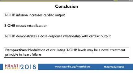 The ketone body 3-hydroxybutyrate increases cardiac output and left ventricular contractile function in heart failure patients with reduced ejection fraction