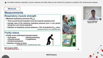Correlation between respiratory muscle weakness and frailty status as risk markers for prognosis in patients with cardiovascular disease