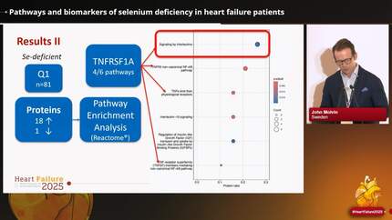 Pathways and biomarkers of selenium deficiency in heart failure patients