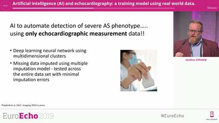 Artificial intelligence (AI) and echocardiography: a training model using real world data.