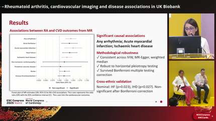 Rheumatoid arthritis, cardiovascular imaging and disease associations in UK Biobank