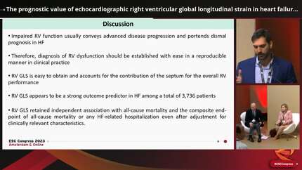 The prognostic value of echocardiographic right ventricular global longitudinal strain in heart failure: A systematic review and meta-analysis