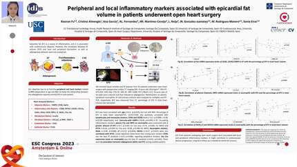 Peripheral and local inflammatory markers associated with epicardial fat volume in patients underwent open heart surgery