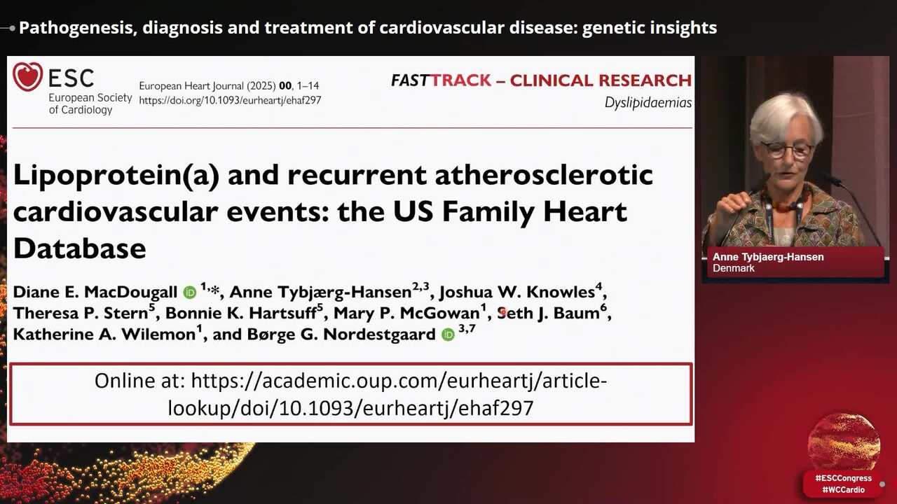 ESC Geoffrey Rose Lecture in Population Sciences