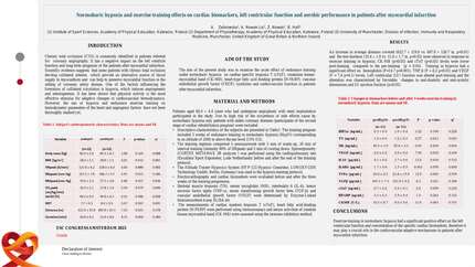 Normobaric hypoxia and exercise training effects on cardiac biomarkers, left ventricular function and aerobic performance in patients after myocardial infarction