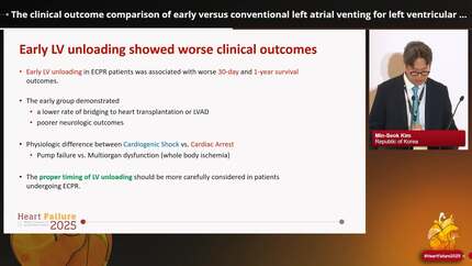 The clinical outcome comparison of early versus conventional left atrial venting for left ventricular unloading in extracorporeal cardiopulmonary resuscitation patients 