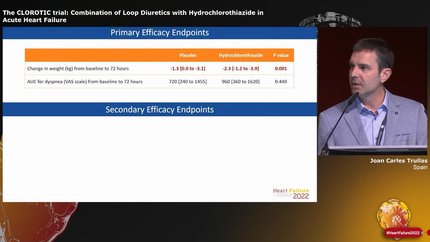 The CLOROTIC trial: Combination of Loop Diuretics with Hydrochlorothiazide in Acute Heart Failure