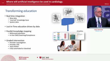 Where will artificial intelligence be used in cardiology.