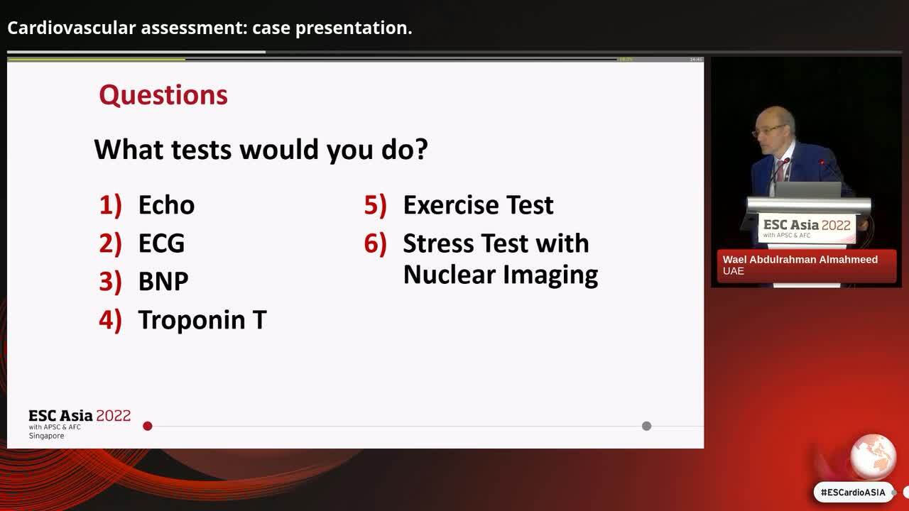 ESC Guidelines 2022: Cardiovascular assessment