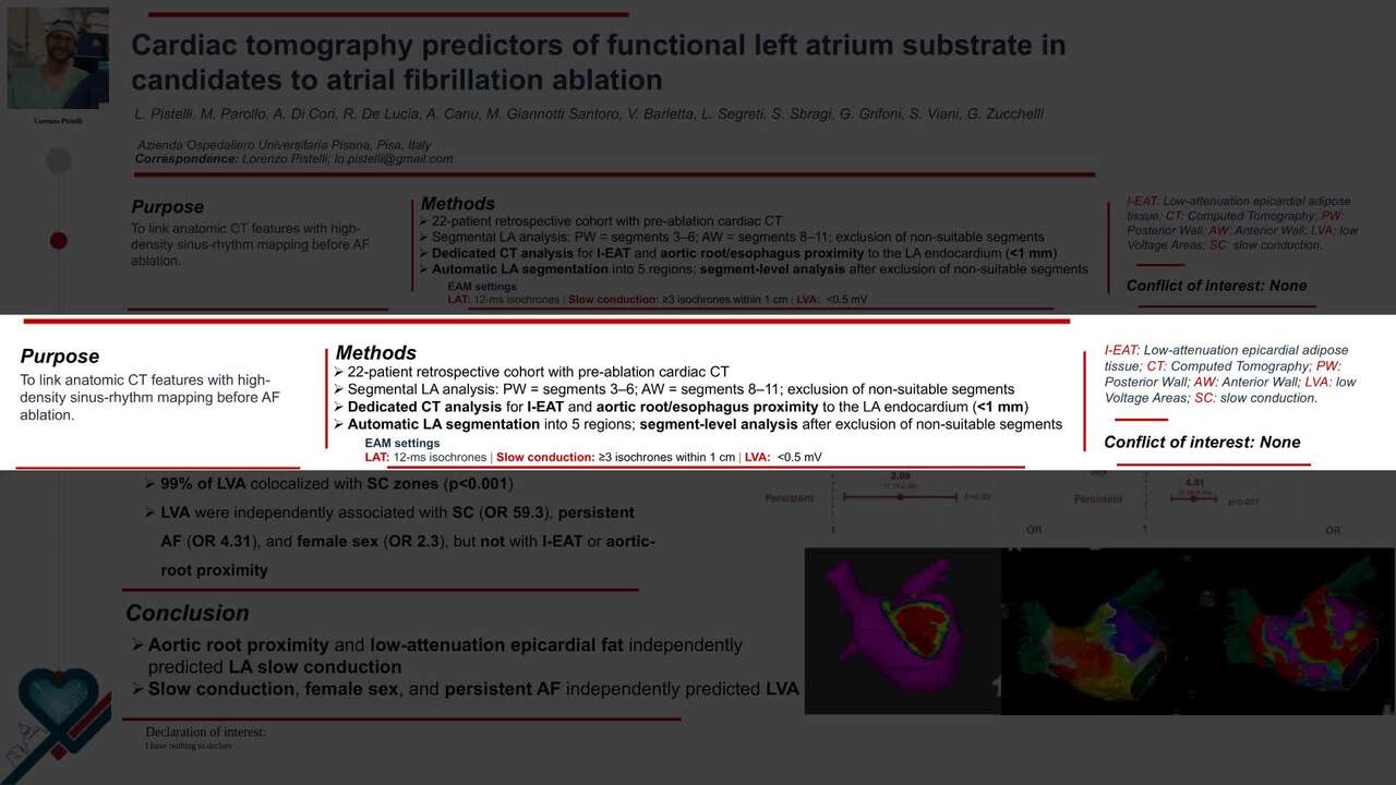 Cardiac tomography predictors of functional left atrium substrate in candidates to atrial fibrillation ablation