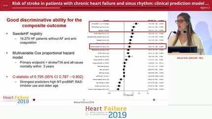 Risk of stroke in patients with chronic heart failure and sinus rhythm: clinical prediction model based on the Swedish heart failure (Swede-HF) registry 