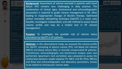 Optimized carbon monoxide rebreathing technique: a novel tool to assess volume status in patients with heart failure.