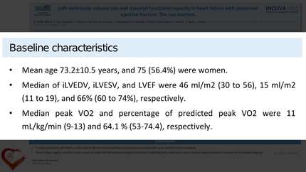 Left ventricular volume size and maximal functional capacity in heart failure with preserved ejection fraction. The size matters