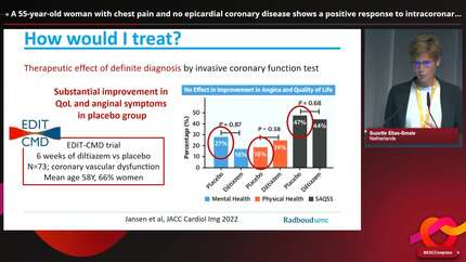 Angina with impaired coronary vasomotion diagnosed in the cath lab