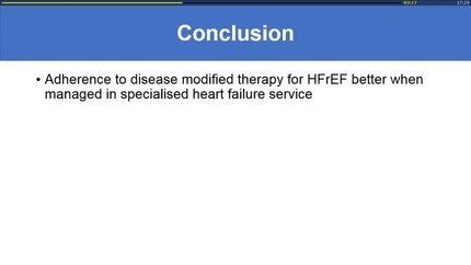 Real-World application of guideline adherence score in ambulatory systolic heart failure patients, attending a dedicated heart failure clinic