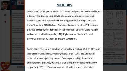 The role of the peripheral chemoreceptor reflex in non-hospitalised patients with post-COVID-19 syndrome 
