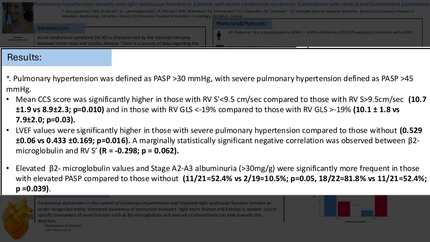 Pulmonary hypertension severity and right ventricular function in acute cardiorenal syndrome: correlations with clinical and biochemical parameters