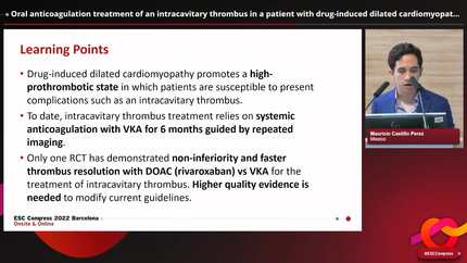 Left ventricular thrombus
