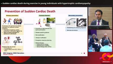 Sudden cardiac death during exercise in young individuals with hypertrophic cardiomyopathy