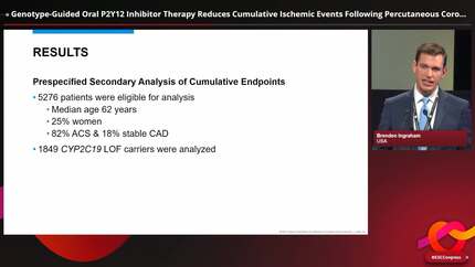 Genotype-Guided Oral P2Y12 Inhibitor Therapy Reduces Cumulative Ischemic Events Following Percutaneous Coronary Intervention - A Prespecified Secondary Analysis of the TAILOR-PCI Randomised Trial