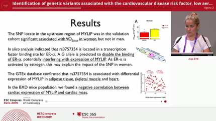 Identification of genetic variants associated with the cardiovascular disease risk factor, low aerobic fitness - The HUNT study