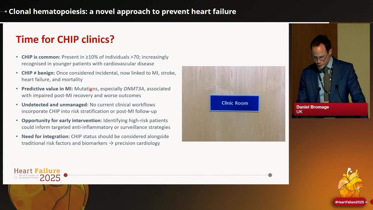 Clonal hematopoiesis of indeterminate potential in cardiovascular disease: from atherosclerosis to heart failure