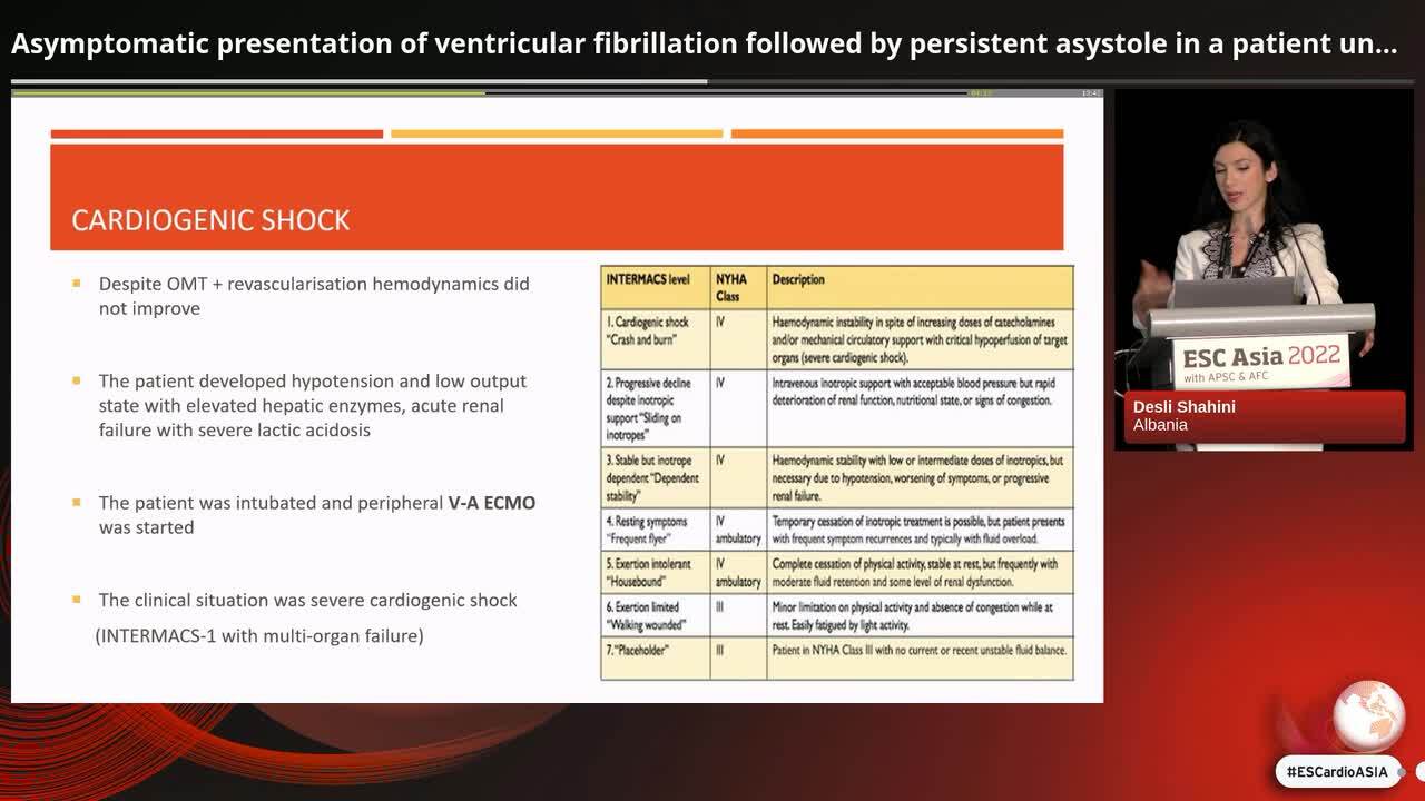 Asymptomatic presentation of ventricular fibrillation followed by persistent asystole in a patient under long-term biventricular assist device support