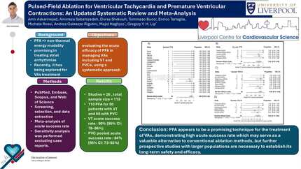 Pulsed-field ablation for ventricular tachycardia and premature ventricular contractions: an updated systematic review and meta-analysis