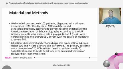 Prognostic value of mitral regurgitation in patients with asymmetric hypertrophic cardiomyopathy 