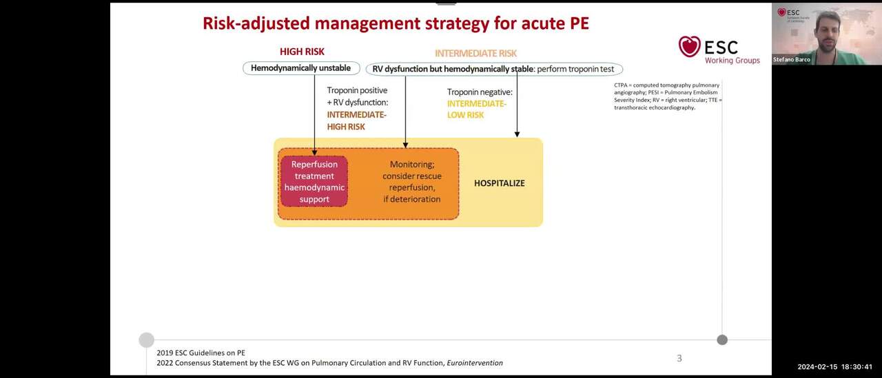 Interventional treatment of venous thromboembolism