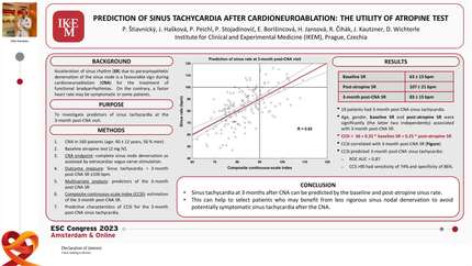 Prediction of sinus tachycardia after cardioneuroablation: the utility of atropine test