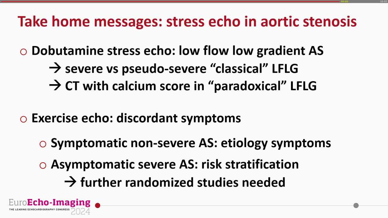 Stress echocardiography for valvular heart disease