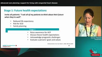 Advanced care planning: support for living with congenital heart disease