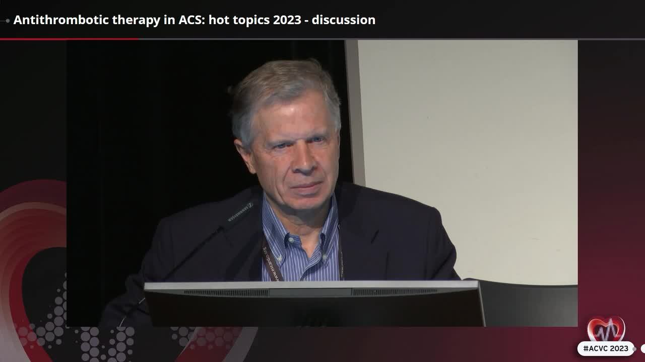Antithrombotic therapy in ACS: hot topics 2023 - discussion