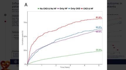 Influence of heart failure and chronic kidney disease on cardiovascular outcome in patients with atrial fibrillation - insights from a cohort study of 7,412 patients
