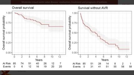 Moderate mixed aortic valve disease -evaluation, treatment and prognosis of patients referred to heart valve center
